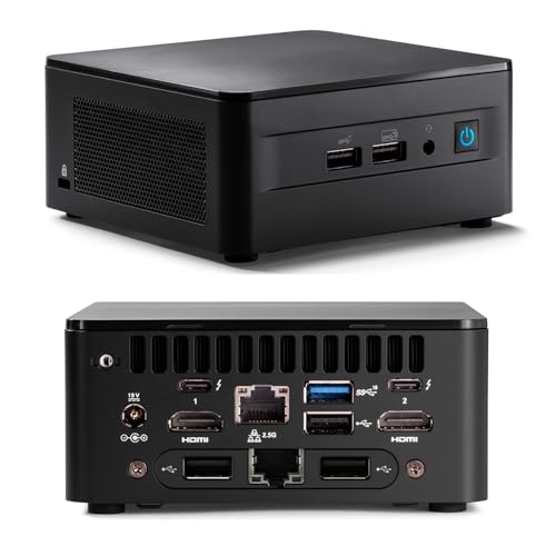 Intel NUC 12 Pro NUC12WSHi7 Dual LAN Mini-Desktop-Computer, 12. Generation Core i7-1260P (12C/16T, bis zu 4,4 G) Mini-PC, 16 GB RAM, 1 TB SSD von WEELIAO