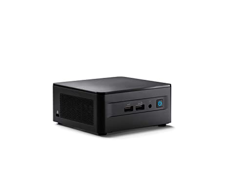 Intel NUC 12 NUC12WSHi7 Wall Street Canyon Mini-Computer, 12. Generation Intel Core i7-1260P, 12 Prozessorkerne (4P + 8E), 16 Threads, 18 MB Intel Smart Cache, Intel Iris Xe Grafik (kein RAM und SSD) von WEELIAO