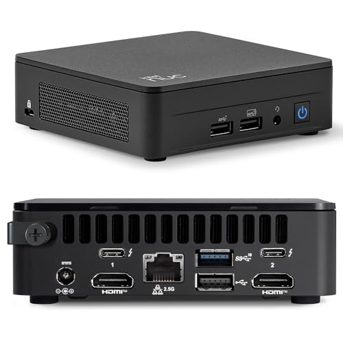 Intel NUC 13 Arena Canyon Der Neue Mini-PC der 13A-Generation NUC13ANKi5 Mini-Desktop-Barebone/HTPC Core i5-1340P, 12 Prozessorkerne (4P+8E), 16 Threads, WiFi 6, Bluetooth 5.3, Windows 11 Pro von WEELIAO