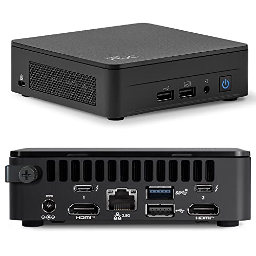 Intel NUC 13 Arena Canyon Der Neue Mini-PC der 13a-Generation NUC13ANKi5, 16 GB RAM DDR4, 512 GB SSD PCIe Mini-Desktop/HTPC Core i5-1340P, 12 Kerne, 16 Threads, WiFi 6, Bluetooth 5.3, Windows 11 Pro von WEELIAO