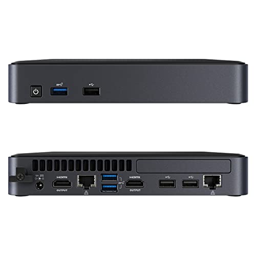 Intel NUC Mini PC Mini Computer Desktop, 8. Generation Intel Core i5-8365U Prozessor mit Intel vPro Technologie, bis zu 4,10 GHz, 4 Kerne, 8 Threads, Windows 11 Pro (8 GB RAM 512 GB SSD) von WEELIAO