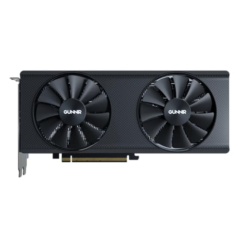 WEELIAO GUNNIR Intel Arc A750 Index Grafikkarte, 2050 MHz Grafikkarte, 8 GB 256-Bit GDDR6, PCIE 4.0, 1 HDMI, 3 DP, 2 Lüfter, TBP 225 W von WEELIAO