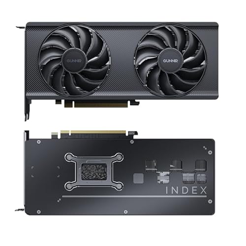 WEELIAO GUNNIR Intel Arc B580 Index Grafikkarte, 2670 MHz Grafikkarte, 12 GB 192-Bit GDDR6, PCIE4.0, 1 HDMI2.1, 3 DP2.1, 2 Lüfter, TBP 190 W von WEELIAO