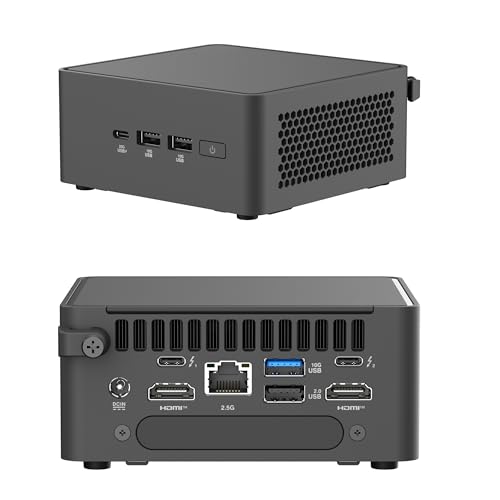 WEELIAO NUC 15 Pro Mini-PC (NUC15CRHC5) Intel Core 5 210H, bis zu 96 GB DDR5, Intel Grafik, Wi-Fi 7, Bluetooth 5.4, PCIe SSD, kompakter AI-Desktop-Computer (48 GB RAM, 4 TB SSD), unterstützt Windows von WEELIAO