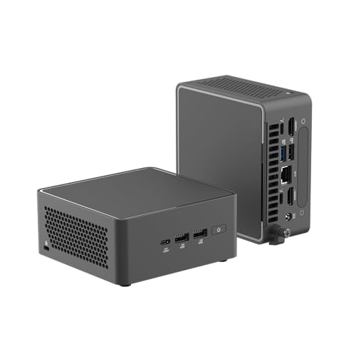 WEELIAO NUC 15 Pro Mini-PC (NUC15CRHU5) - Intel Core Ultra5 225H, bis zu 96 GB DDR5, Intel Arc Graphics, Wi-Fi 7, PCIe Gen5 SSD - Kompakter AI-Desktop-Computer (Barebone, kein RAM & SSD & OS) von WEELIAO