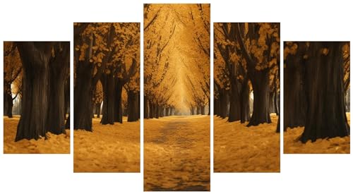 5D Diamond Art Painting 5-teiliger Diamant Painting Bilder Herbstbaum Diamond Painting Kinder Erwachsene Bastelset DIY Voll Set Diamond Painting mit Zubehor, für Home Décor Mädchen 100x60cm E-8833 5D Diamond Art Painting 5-teiliger Diamant Painting Bilder Herbstbaum Diamond Painting Kinder Erwachsene Bastelset DIY Voll Set Diamond Painting mit Zubehor, für Home Décor Mädchen 100x60cm E-8833 von WEEPEF