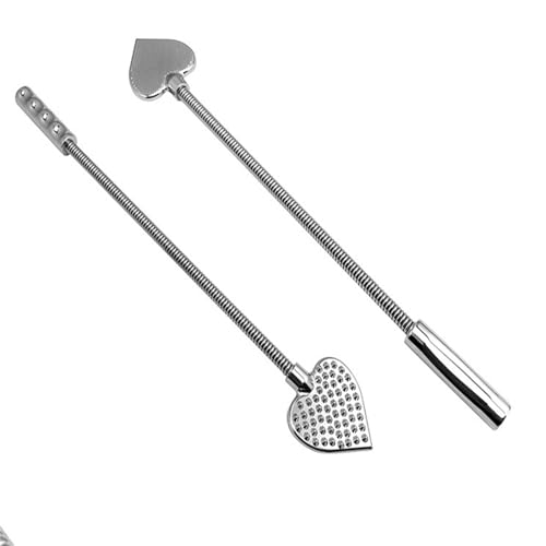 WEETVRI BDSM Peitsche mit Stacheln Erotik Bondage Peitsche Gerte Metall Prügel Flogger Spanking Reitgerte Paddel Erwachsene Spiel SM Sexspielzeug für Paare von WEETVRI