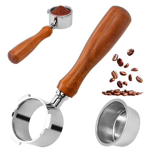 WEFHEF 1 Stück 3 Ears 51mm Bodenloser Siebträger Kompatibel mit DELONGHI DEDICA EC680/EC685 SMEG ECF01 TSK-1837B TSK-1819A 304 Edelstahl Siebträger-Filterkorb Walnuss Holzgriff Kaffeefilter WEFHEF 1 Stück 3 Ears 51mm Bodenloser Siebträger Kompatibel mit DELONGHI DEDICA EC680/EC685 SMEG ECF01 TSK-1837B TSK-1819A 304 Edelstahl Siebträger-Filterkorb Walnuss Holzgriff Kaffeefilter von WEFHEF
