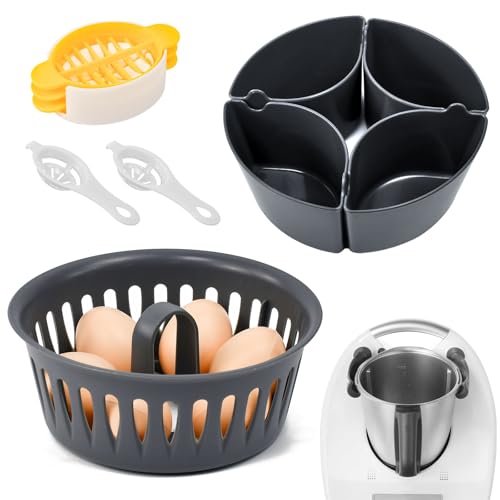 WEFHEF 2 in 1 Eierkocher Pochierer Eierhalter gekochte Eier kompatibel mit Thermomix TM5 TM6 TM31 Eierkochen Einsatz Eierformer Egg Boiler Poached Egg Ohnen Topf BPA-Frei Frühstück Eierdampfer WEFHEF 2 in 1 Eierkocher Pochierer Eierhalter gekochte Eier kompatibel mit Thermomix TM5 TM6 TM31 Eierkochen Einsatz Eierformer Egg Boiler Poached Egg Ohnen Topf BPA-Frei Frühstück Eierdampfer von WEFHEF