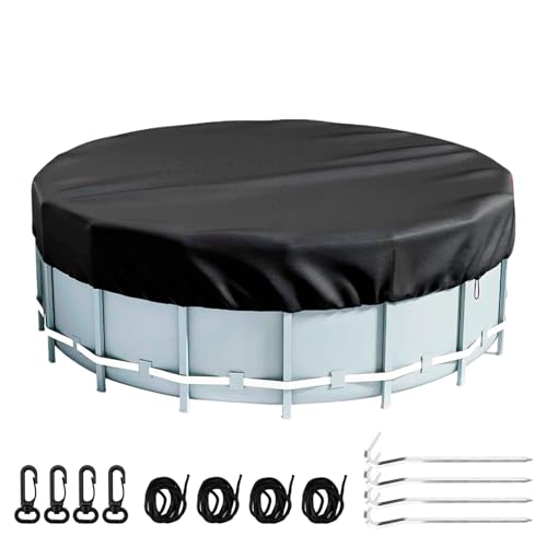 WEFHEF φ244cm Runde Poolabdeckung Hundepool Kinderpool Schutzabdeckung Schwimmbad Schutzabdeckung Pool Abdeckplane mit Kordelzug Poolabdeckung Wasserdicht Staubdicht Faltbarer UV Beständig WEFHEF φ244cm Runde Poolabdeckung Hundepool Kinderpool Schutzabdeckung Schwimmbad Schutzabdeckung Pool Abdeckplane mit Kordelzug Poolabdeckung Wasserdicht Staubdicht Faltbarer UV Beständig von WEFHEF