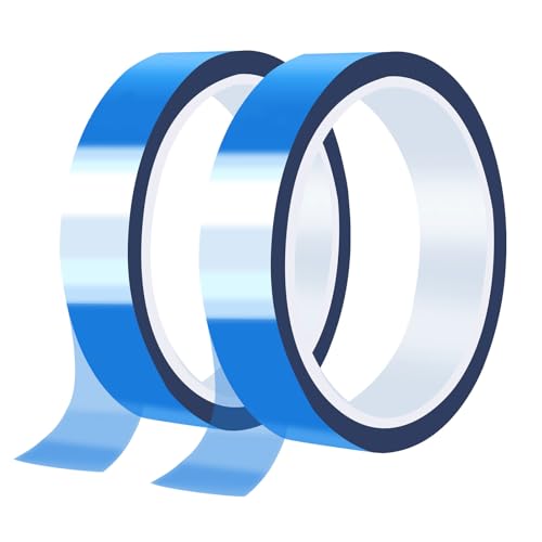 PET Hitzebeständiges Klebeband Sublimation, 10mm/20mm x 33m Klebeband Hitzebeständig, Blaue Wärmebänder Hochtemperatur, Wärmeband für Sublimation zum Löten und Abdecken von Elektronik (2 Rollen 20 mm) PET Hitzebeständiges Klebeband Sublimation, 10mm/20mm x 33m Klebeband Hitzebeständig, Blaue Wärmebänder Hochtemperatur, Wärmeband für Sublimation zum Löten und Abdecken von Elektronik (2 Rollen 20 mm) von WEFINEST