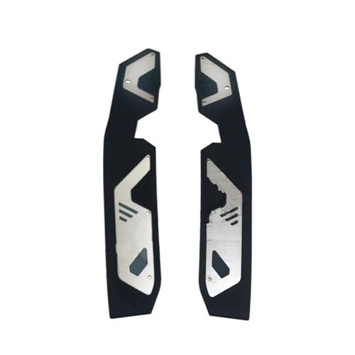 WEFOLCC Für ADV160 2022-2025 Motorrad Fußstütze Trittbrett Trittbretter Pegs Anti-Rutsch-Fußmatten Pedal Motorrad Pedale(Silber) von WEFOLCC