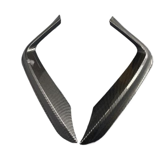 WEFOLCC Für B&MW F32 F33 F36 Für M-Sport 4er-Reihe 2014-2020 Glänzend Schwarz Frontstoßstangenlippe Splitter Spoiler Nebelscheinwerfer Zierleiste Tuning Frontspoiler(Carbon Look) von WEFOLCC
