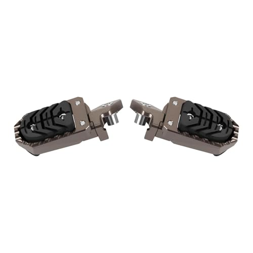 WEFOLCC Für B&MW R1300GS R 1300 GS GS1300 ADV R1300GSA 2023 2024 2025 Motorrad-Fußrasten Fußrasten Fußrasten Motorrad Pedale(Titanium) von WEFOLCC