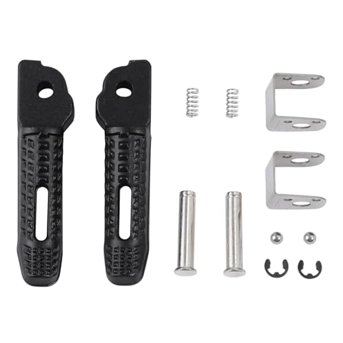 WEFOLCC Hintere Soziusfußrasten Fußrasten Für B&MW S1000RR 2009-2024 R Nine T P&URE 2017-2023 M1000RR 2020-2024 R1300GS 2022-2025 F900R 2025 Motorrad Pedale(Black) von WEFOLCC