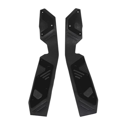 WEFOLCC Motorrad Fußstütze Trittbrett Trittbretter Pegs Anti-Rutsch-Fußmatten Pedal Für ADV 160 2022 2023 Motorrad Pedale(Black) von WEFOLCC