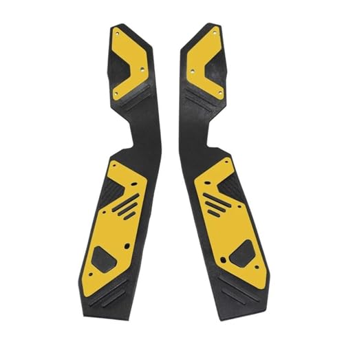 WEFOLCC Motorrad Fußstütze Trittbrett Trittbretter Pegs Anti-Rutsch-Fußmatten Pedal Für ADV 160 2022 2023 Motorrad Pedale(Gold) von WEFOLCC