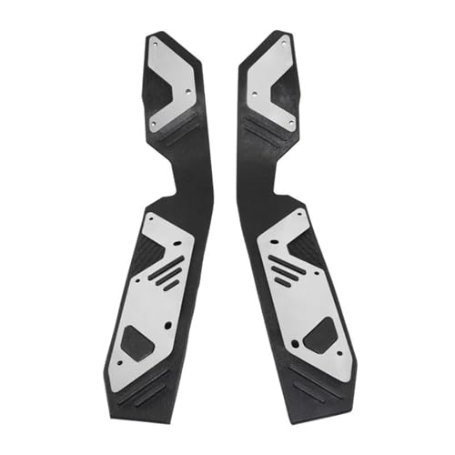 WEFOLCC Motorrad Fußstütze Trittbrett Trittbretter Pegs Anti-Rutsch-Fußmatten Pedal Für ADV 160 2022 2023 Motorrad Pedale(Silber) von WEFOLCC