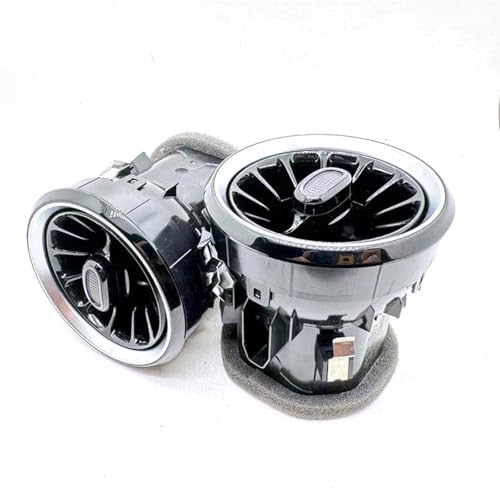 WEFOLEN Für Mercedes Für Benz V-Klasse W447 Für Vito A4478308502 Auto-Frontinnenarmaturenbrett A/C-Luftauslass Turbo-Klimaanlagen-Entlüftung Lüftungsgitter Auto(2PC Silver) von WEFOLEN
