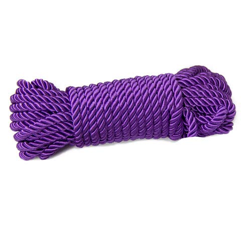 Weiches Seil, solide, geflochten, gedrehte Seile, 10 m, langlebig und stark, Allzweckschnur, Kordel, Fadenschnur (lila) von WEGO