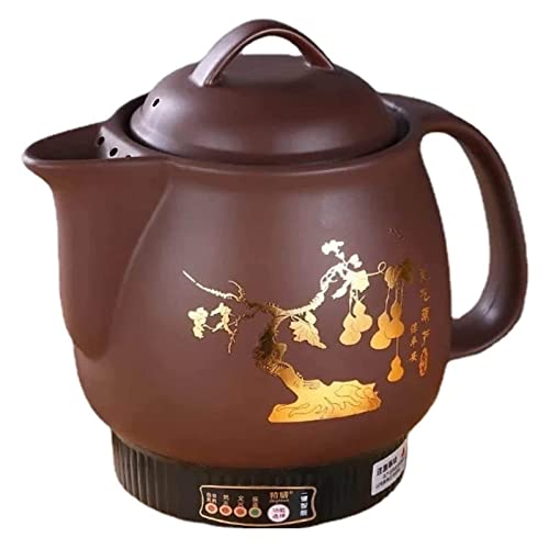 WEGRt Medizintopf Vollautomatischer chinesischer Medizintopf Hitzebeständiger Keramiktopf für Apotheken Zuhause Küche,3L von WEGRt