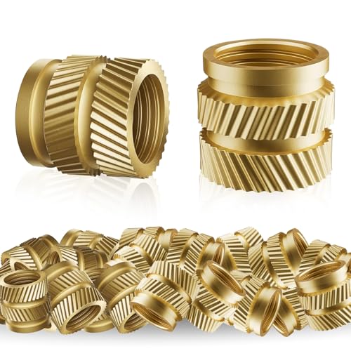 Gewindeeinsätze, 100 Stück Einpressmuttern, Gewindeeinsatz 3D Druck, Gewindeeinsatz M3, Threaded Inserts, Einschmelzgewinde, für Kunststoffteilen in Durch Erwärmung Oder Ultraschall in 3D Drucker von WEHOOM