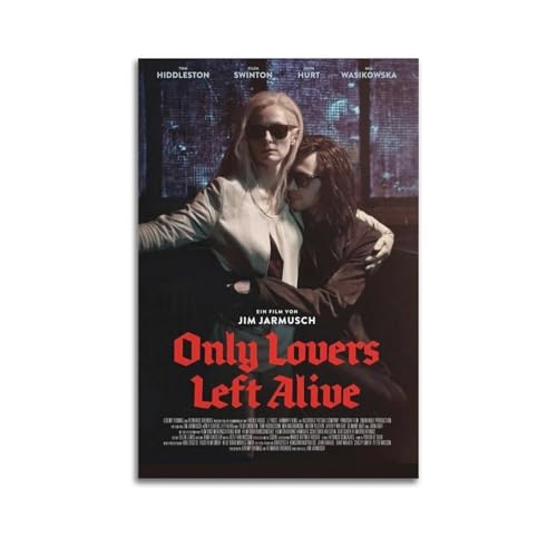 WEHWEGB Poster mit Aufschrift "Only Lovers Left Alive", Wandkunst, Vintage-Poster, dekoratives Gemälde für Schlafzimmer, Wohnzimmer, ästhetisches, elegantes Poster, 30 x 45 cm, ungerahmter Stil WEHWEGB Poster mit Aufschrift "Only Lovers Left Alive", Wandkunst, Vintage-Poster, dekoratives Gemälde für Schlafzimmer, Wohnzimmer, ästhetisches, elegantes Poster, 30 x 45 cm, ungerahmter Stil von WEHWEGB