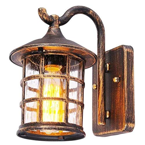 JBKNAN Wasserdichte Aussenleuchte American Country Retro Flur Balkon Lampe Nachttischlampe regendicht Innenhof im Freien Stil1 von JBKNAN