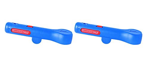 WEICON TOOLS Rundkabel-Stripper No. 13 2er Set; Entmanteler für Rund- und Feuchtraumkabel von 6-13 mm Ø; Abmantelungswerkzeug von WEICON
