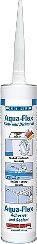 WEICON Aqua-Flex 310 ml, elastischer Unterwasserkleber, für Pool, Teichfolien u. v. m., auf MS-Polymer-Basis, weiß von WEICON