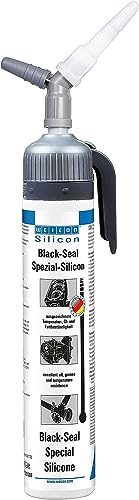 WEICON Black-Seal 200 ml | Silikonkleber | vielseitige Dichtmasse | schwarz von WEICON