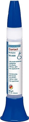 WEICON Contact VA 8406 Cyanacrylat-Klebstoff 30 g farblos | Sekundenkleber für Kunststoff von WEICON