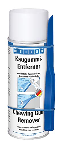 WEICON Kaugummientferner Spray 400 ml, Kältespray gegen Kaugummi u.Ä auf Kleidung Boden Kunststoff Teppich Auto uvm. von WEICON