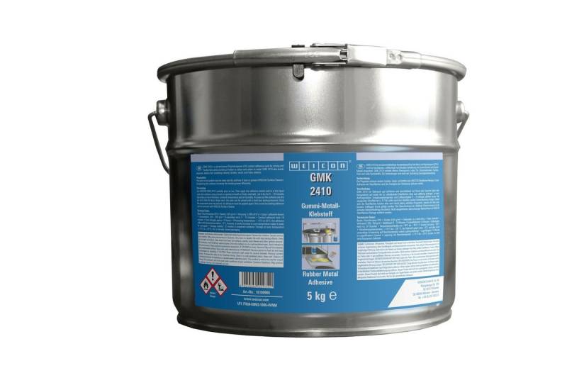 WEICON Klebstoff GMK 2410 Kontaktklebstoff, schnellhärtender 1K Gummi-Metall-Kleber, (Set), für flexible Verklebungen von WEICON