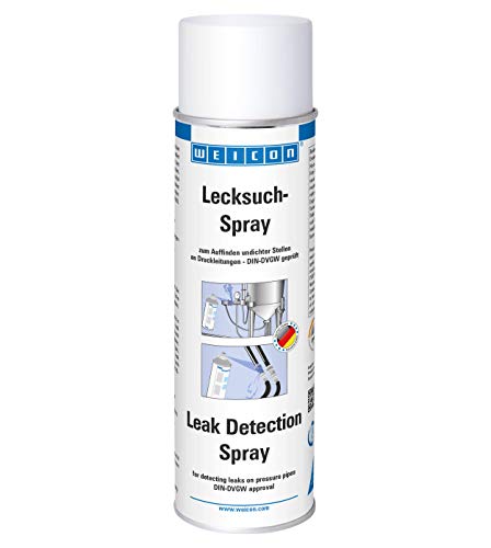 WEICON Lecksuch-Spray 400 ml I leichtes und schnelles Auffinden von Undichtigkeiten an Gasleitungen, Druckleitungen, schaumbildend, Nicht brennbar, antikorrosiv von WEICON