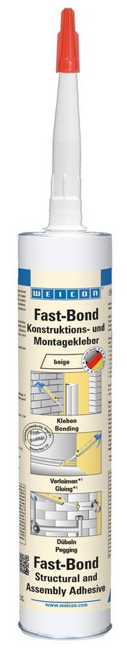 WEICON Montagekleber Fast-Bond Montageklebstoff, UV-beständiger, hochfester Klebstoff von WEICON