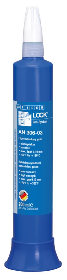 WEICON Schraubensicherung WEICONLOCK® AN 306-03 Fügeverbindung, für Lager, Wellen und Buchsen von WEICON