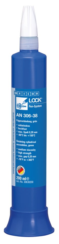 WEICON Schraubensicherung WEICONLOCK® AN 306-38 Fügeverbindung, hochfest, Trinkwasserzulassung von WEICON