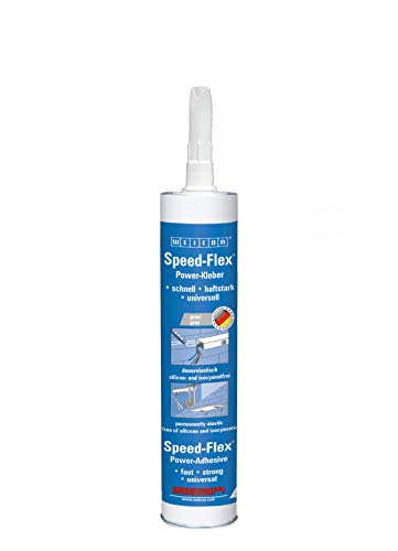 Weicon 13602310 Speed-Flex MS-Polymer 310ml grau – Kleb-& Dichtstoff für Befestigungen von WEICON