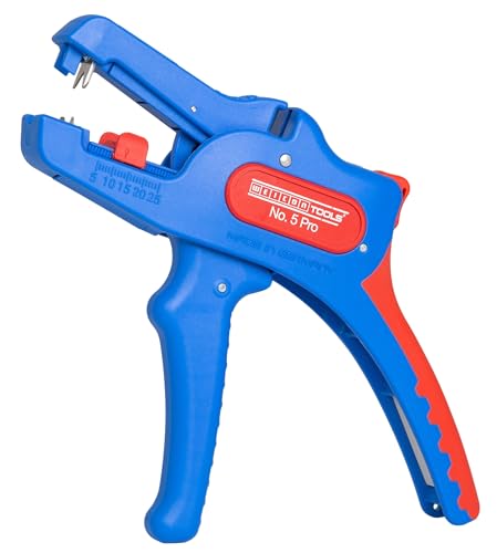 WEICON TOOLS Automatische Abisolierzange No. 5 Pro, Abisolierer für Kabel von 0,2 - 16 mm², Seitenschneider, Made in Germany von WEICON