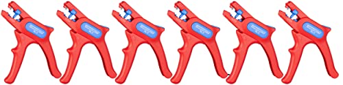 WEICON TOOLS Automatische Abisolierzange No.6 für 0,2-6mm² Kabel bis 1000 Volt 6er Set von WEICON