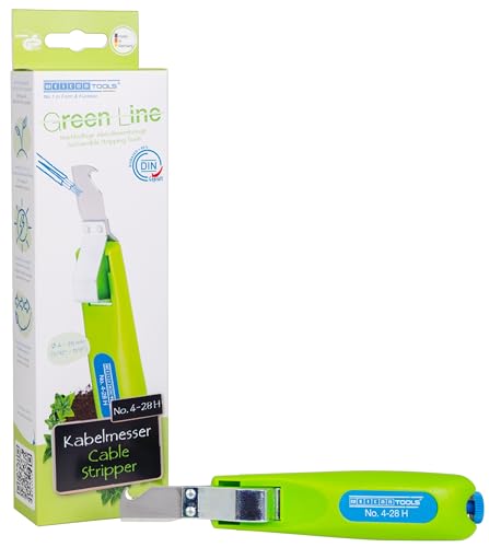 WEICON TOOLS Kabelmesser No. 4-28 H Green Line | Nachhaltige Rohstoffe | Arbeitsbereich 4-28 mm | inkl. Hakenklinge WEICON TOOLS Kabelmesser No. 4-28 H Green Line | Nachhaltige Rohstoffe | Arbeitsbereich 4-28 mm | inkl. Hakenklinge von WEICON