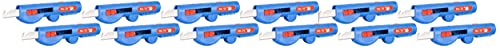 WEICON TOOLS Quadro-Entmanteler No. 16 12er Set | 4-in-1 Abisolierer von 8,0-13,0 mm Kabel von WEICON