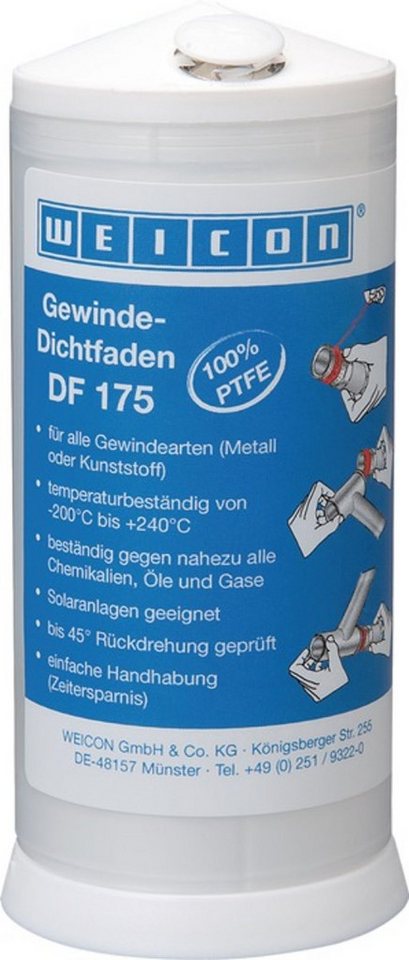 WEICON Winde WEICON 30010175 Gewindedichtfaden DF 175 175 m von WEICON