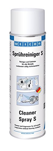 WEICON Sprühreiniger S 500 ml | Reiniger und Entfetter für Metall, Glas, Keramik und Kunststoff von WEICON
