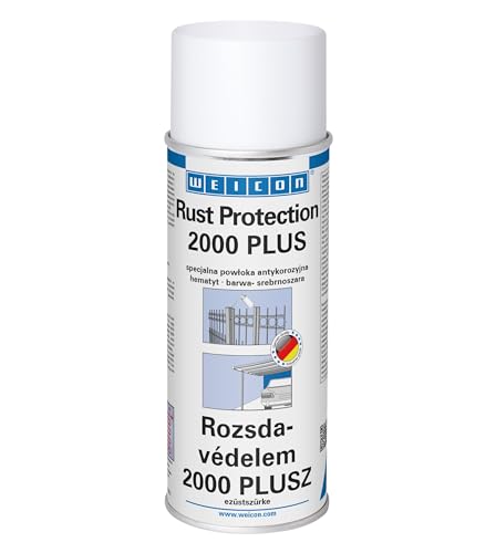 WEICON Rostschutz 2000 PLUS 400ml | Korrosions- und witterungsbeständige Oberflächenbeschichtung | Grau von WEICON