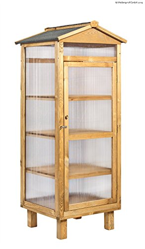 WEIDENPROFI Gewächshaus, Balkon Holzschrank mit PVC-Verglasung, Abmessung (LxBxH): 60 x 58 x 170 cm von WEIDENPROFI