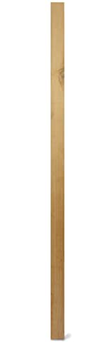 WEIDENPROFI Holzpfosten, Zaunpfosten aus Lärchenholz, vierkant, unbehandelt, ungespitzt, Größe (LxBxH): 7 x 7 x 120 cm von WEIDENPROFI