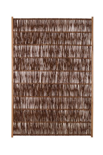 WEIDENPROFI Sichtschutz, Weidenzaun Modell SOLID, Flechtzaun aus Weide, Größe (BxH): 120 x 180 cm von WEIDENPROFI
