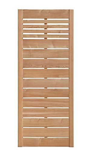 Weidenprofi Sichtschutz aus Lärche, Holz Lamellenzaun, Gartenzaun aus Lärchenholz, Größe (BxH): 60 x 180 cm von WEIDENPROFI
